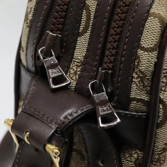 CELINE C Macadam Canvas Shoulder Bag Brown Auth ep5946 - Picture 12 of 15